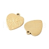 304 Stainless Steel Charms STAS-R168-16G-2