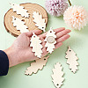 Undyed Wooden Big Pendant X-WOOD-TA0002-20-5