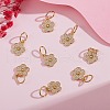 5Pcs Brass Micro Pave Clear Cubic Zirconia Charms ZIRC-SZ0001-99-4