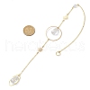 Brass Moon Hanging Ornaments HJEW-JM02855-4