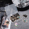SUNNYCLUE 24Pcs 6 Style Alloy Enamel Pendants ENAM-SC0004-10-6