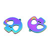 Ion Plating(IP) 201 Stainless Steel Pendants STAS-N098-092M-3