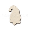Christmas Single Face Printed Wood Big Pendants WOOD-H102-01D-3