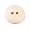 2-Hole Printed Wooden Buttons X-WOOD-E011-01-3