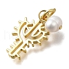 Brass Pendants KK-B132-10G-2