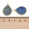 Natural Dumortierite Pendants G-K347-08G-03-3