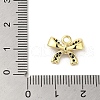 Rack Plating Brass Micro Pave Cubic Zirconia Pendants KK-C052-28G-01-3