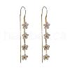 Alloy Rhinestone Dangle Earrings FS-WG75843-01-5