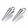 201 Stainless Steel Pendants STAS-S117-002B-01-2