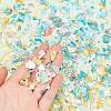 SUPERFINDINGS 105g 7 colors Natural Abalone/Paua Shell Cabochons MRMJ-FH0001-19-3