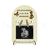 Arch Shape Wood Announcement Picture Frame Stand DJEW-WH0070-009-1