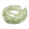 Baking Painted Glass Bead Strands DGLA-N004-8mm-01-2