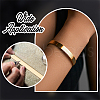 304 Stainless Steel Bangle Blank Strips MAK-WH0016-02B-G-6