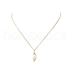 Mother's Day Jewellery Natural Pearl Pendant Necklace & Dangle Earrings X-SJEW-JS01276-3