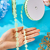 20 Yards Malan Flower and Butterfly Polyester Lace Trim OCOR-TAC0016-18B-5