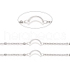 Tarnish Resistant 304 Stainless Steel Cable Chains CHS-F015-18P-2