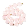 Natural Rose Quartz Beads Strands G-C116-A165-03-3