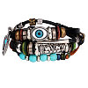 Imitation Leather Multi-strand Bracelets for Men WGBDC80-02-2