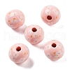 Wood European Beads WOOD-M011-06F-1