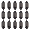 Olycraft Faceted No Hole Natural Black Obsidian Beads G-OC0003-60-1