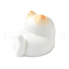 Listening Cat Resin Sculpture Display Decorations DJEW-V001-01C-2