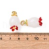 Handmade Lampwork Pendants LAMP-Z012-01G-06-3