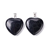Synthetic Blue Goldstone Pendants G-G956-B30-FF-2