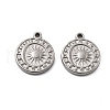 304 Stainless Steel Pendants STAS-V002-05P-1