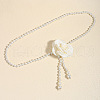 Plastic Pearl Round Beaded Waist Beads FS-WGDCF9E-02-1
