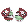 Christmas Theme PU Leather Big Pendants FIND-R080-08-2