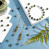 ARRICRAFT Round Frosted Natural TaiWan Jade Bead Strands G-AR0003-70-4