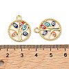 Alloy Enamel Pendants ENAM-K069-39G-3