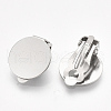 304 Stainless Steel Clip-on Earring Findings X-STAS-T045-33D-P-2