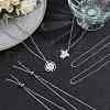 SUNNYCLUE 10Pcs 304 Stainless Steel Slider Necklace Making NJEW-SC0001-09-4