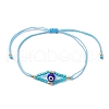 Adjustable Nylon Cord Braided Beads Bracelets BJEW-MZ00161-03-2