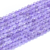 Natural Amethyst Beads Strands G-I279-E04-03-1