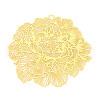 Brass Filigree Big Pendants KKC-T003-14G-1