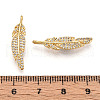Brass Micro Pave Cubic Zirconia Pendants KK-N261-71G-3