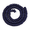 Opaque Spray Painted Glass Beads GLAA-ZX008-6mm-18P-2