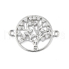 Brass Micro Pave Grade AAA Cubic Zirconia Links ZIRC-G090-95P-NR-1