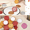 CRASPIRE 25Pcs Adhesive Wax Seal Stickers DIY-CP0009-11B-07-5