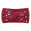 Acrylic Fiber Knitted Yarn Warmer Headbands COHT-PW0002-21C-1