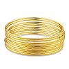 SHEGRACE Brass Buddhist Bangle Sets JB639A-1