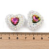 Polymer Clay Glass Rhinestone Beads CLAY-NH0001-13H-3