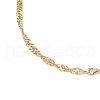 304 Stainless Steel Singapore Chain Bracelet Making AJEW-JB01345-02-3