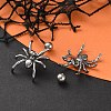 Spider 316 Surgical Stainless Steel Dangle Belly Button Rings EJEW-G416-09AS-2