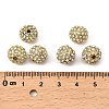 Alloy Rhinestone Beads RB-A034-10mm-A01G-2