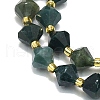 Natural Moss Agate Beads Strands G-I376-B24-01-3