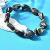 Abalone Shell Beads Stretch Bracelets BJEW-D315-02G-3