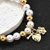Brass Stretch Bracelets BJEW-C098-06-3